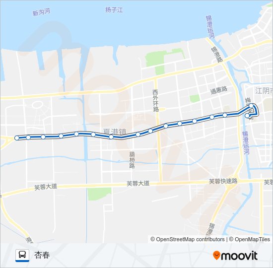 公交29路的线路图