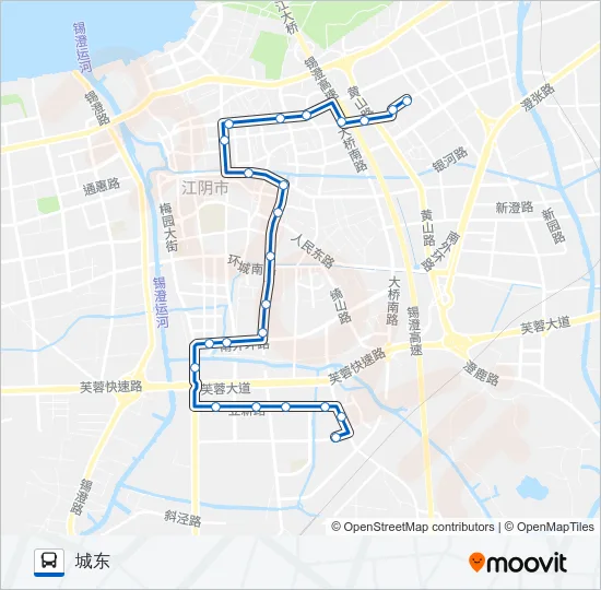 35路 Bus Line Map