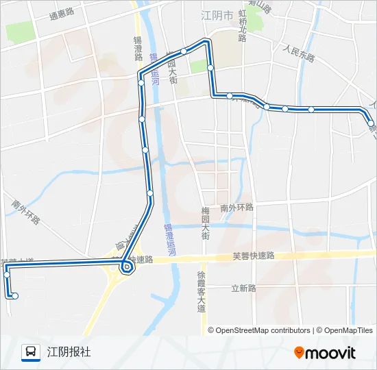 53路 Bus Line Map