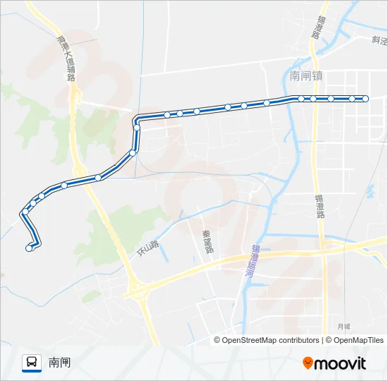 56路 Bus Line Map