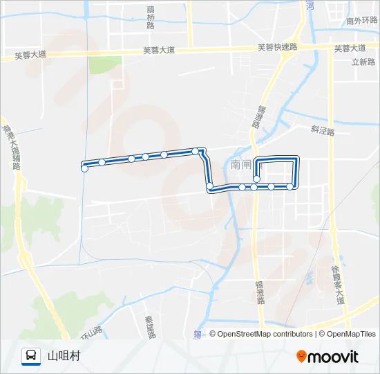57路 Bus Line Map