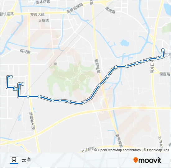 59路 Bus Line Map
