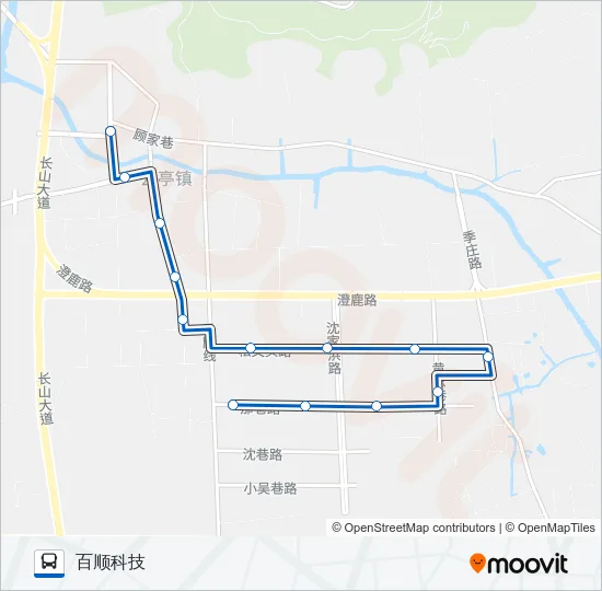 60路 Bus Line Map