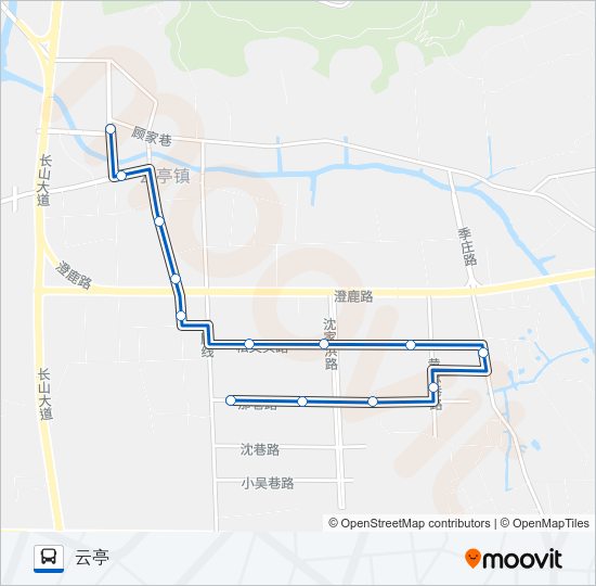 60路 Bus Line Map