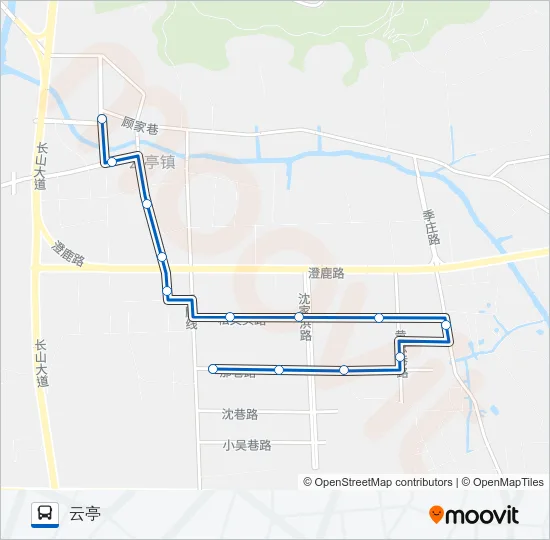 60路 Bus Line Map