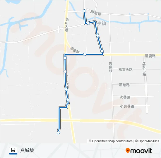 61路 Bus Line Map