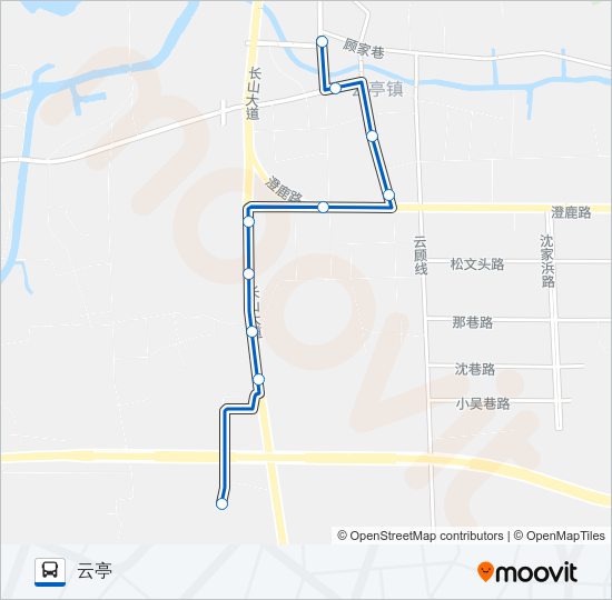 61路 Bus Line Map