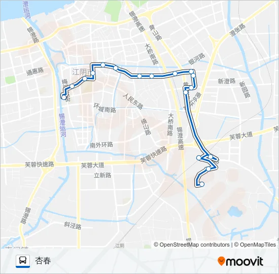 67路 Bus Line Map