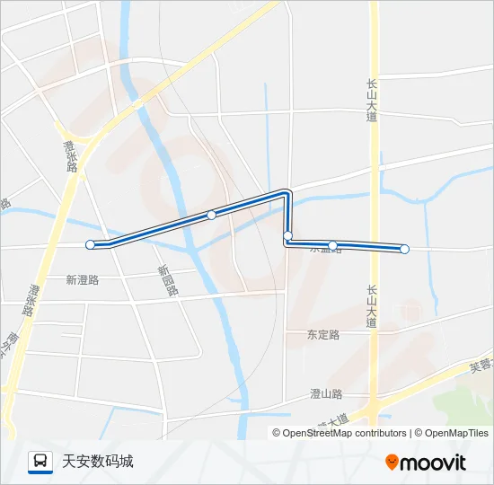 68路 Bus Line Map