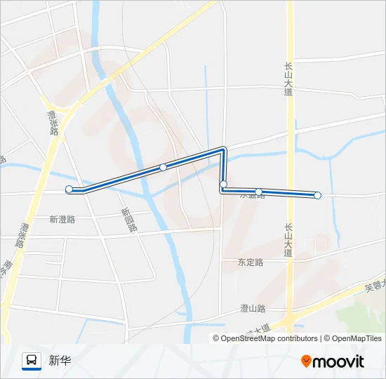 68路 Bus Line Map