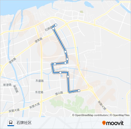 69路 bus Line Map