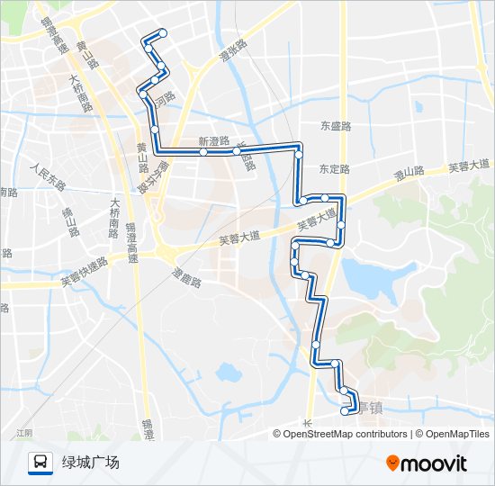 71路公交车的线路图图片