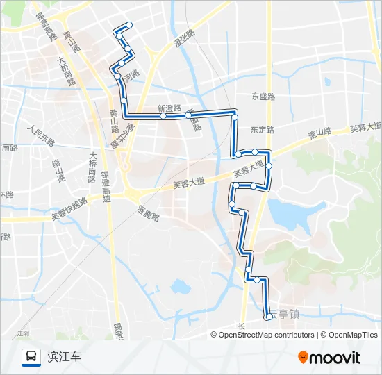 71路 Bus Line Map