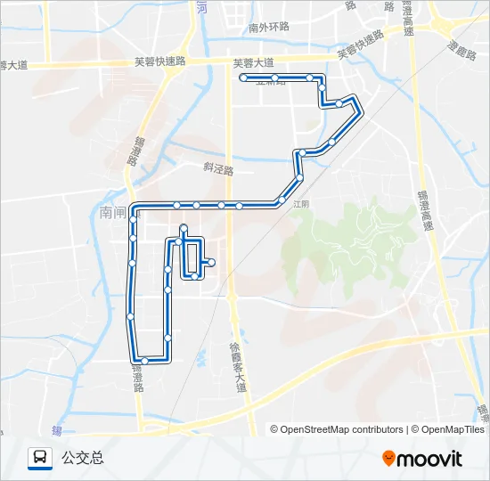 72路 Bus Line Map