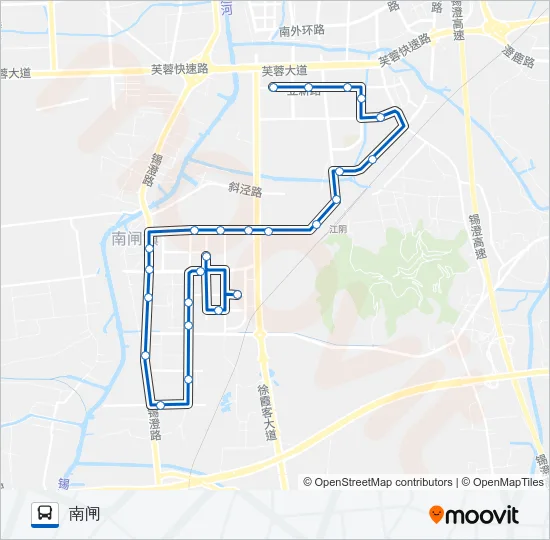 72路 Bus Line Map
