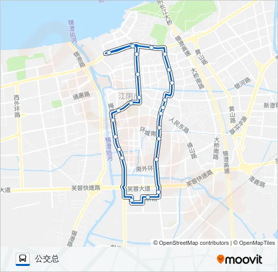75路 Bus Line Map
