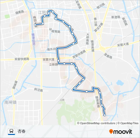 76路 Bus Line Map