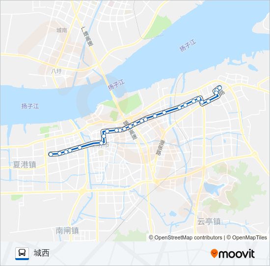 公交88路的线路图