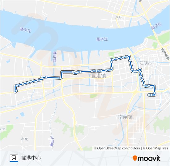 公交102路的线路图