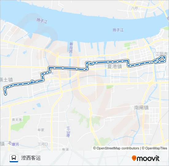 128路 Bus Line Map