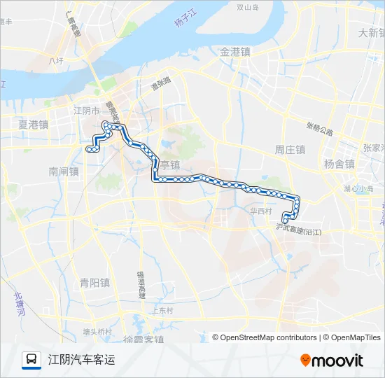 203路 Bus Line Map