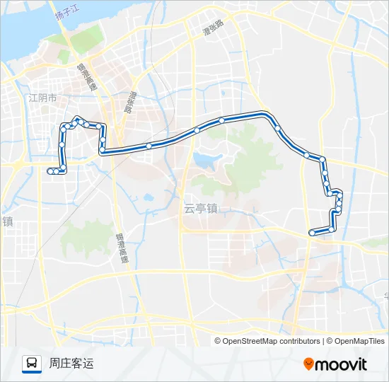 206路 Bus Line Map