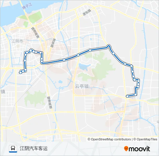 206路 Bus Line Map
