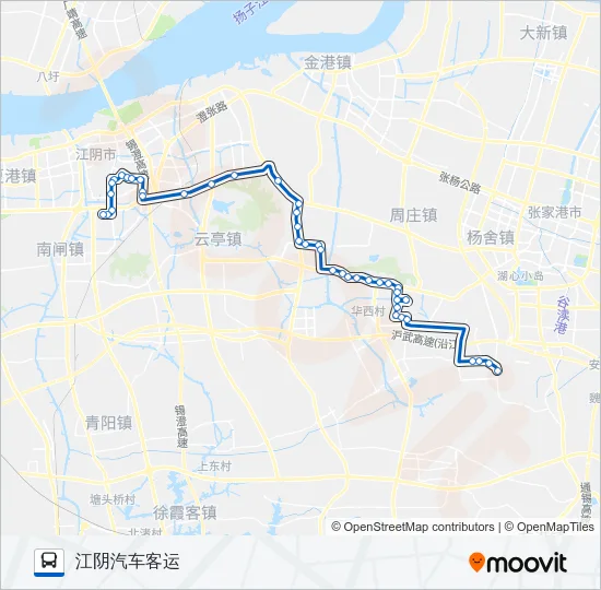 222路 Bus Line Map