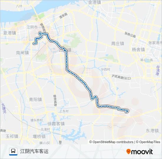 302路 Bus Line Map