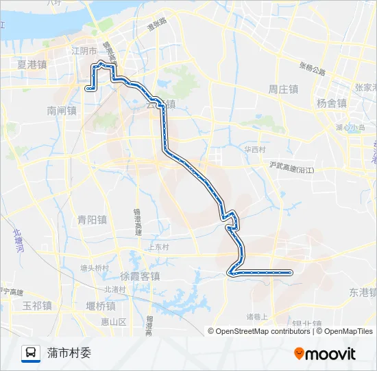 303路 Bus Line Map