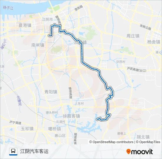 305路 Bus Line Map