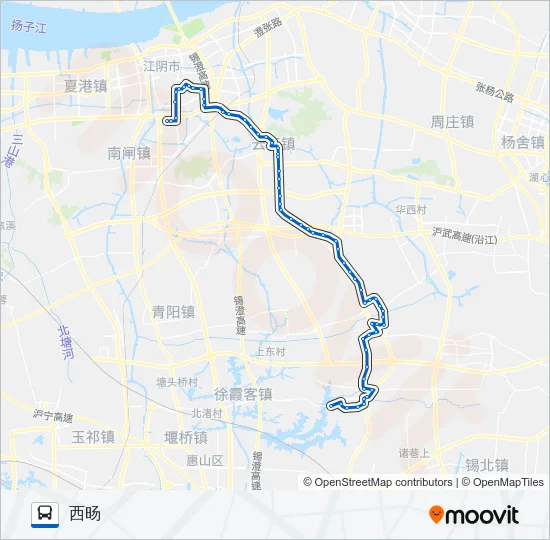305路 Bus Line Map