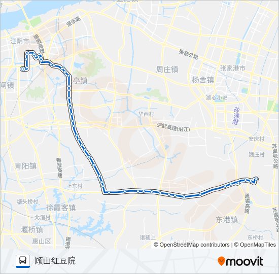 公交315路的线路图