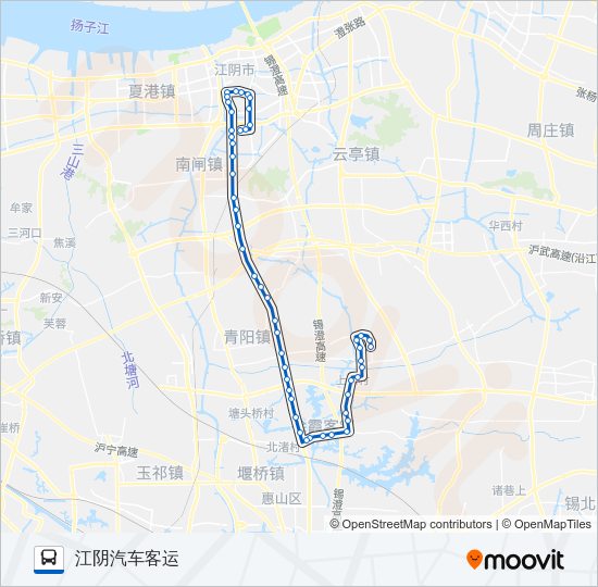 公交501路的线路图