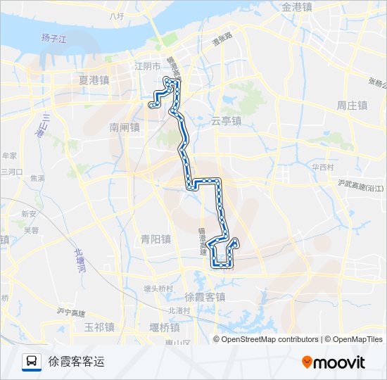 公交502路的线路图