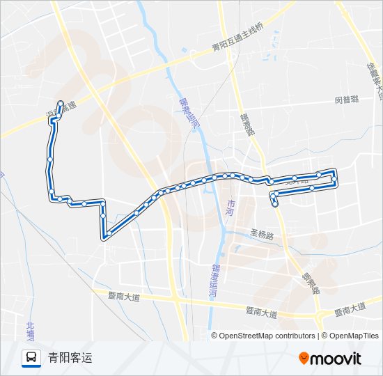 公交509路的线路图