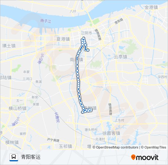 公交580路的线路图