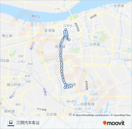 580路 Bus Line Map