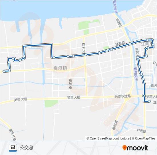 公交37区间路的线路图