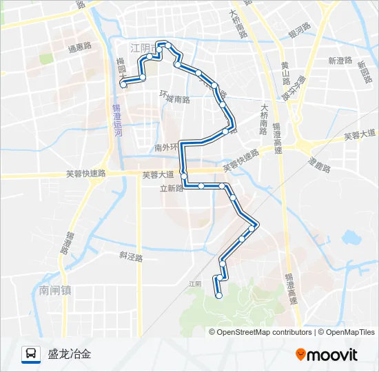 76路区间 Bus Line Map