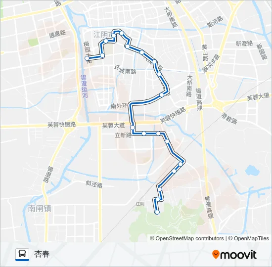 76路区间 Bus Line Map