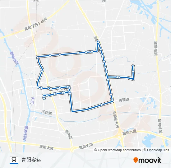 512路环线 Bus Line Map