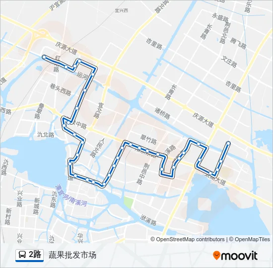 2路 Bus Line Map