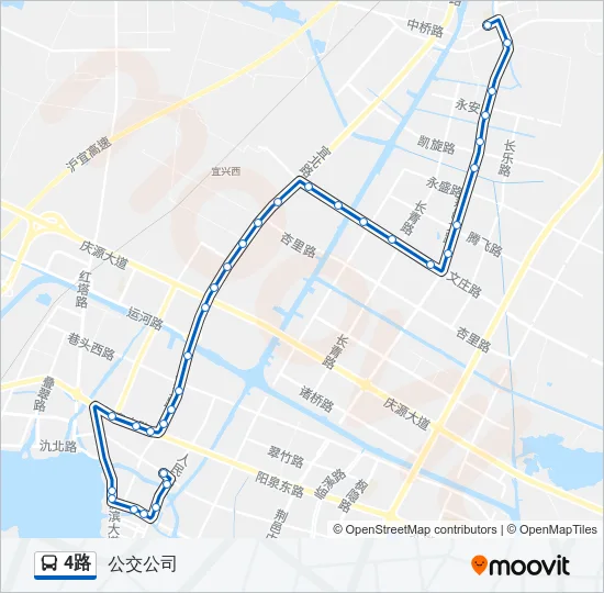4路 Bus Line Map