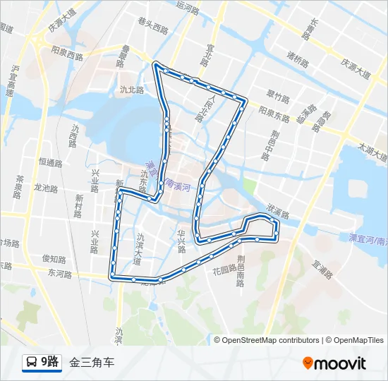9路 Bus Line Map