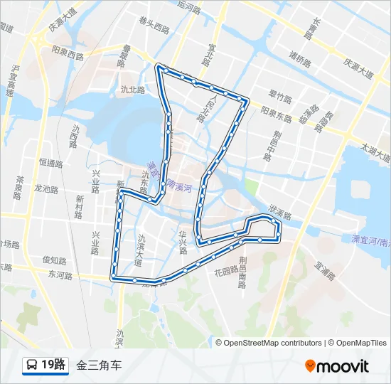 19路 Bus Line Map