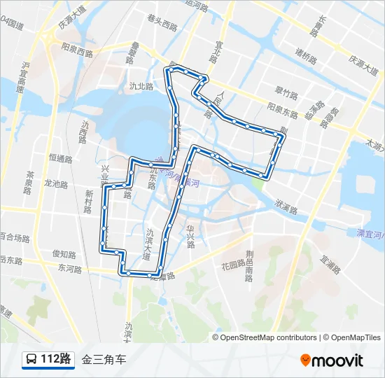 112路 Bus Line Map
