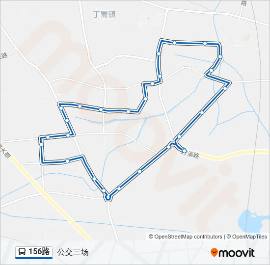 156路 Bus Line Map