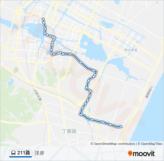 211路 Bus Line Map