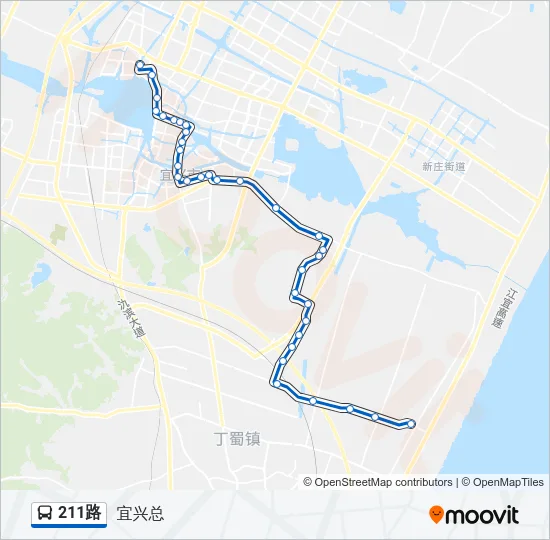 211路 Bus Line Map